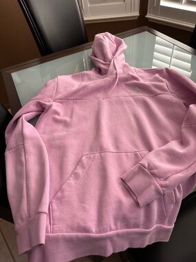 adidas Light Pink Women's Hooded Pullover Sweatshirt